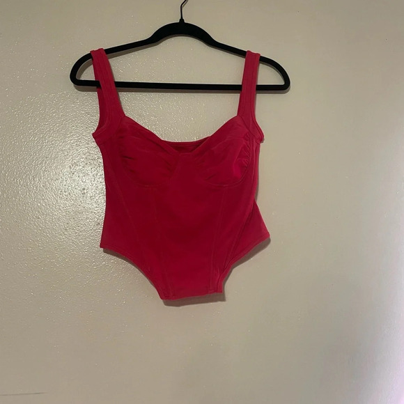 Cider Pink Corset Top - Picture 1 of 3